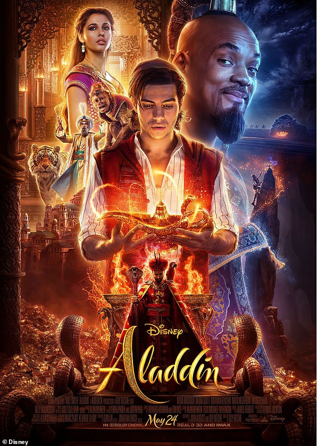 Big Hit: 2019's Aladdin was a huge hit, earning $355.5 million domestically and $1.054 billion worldwide on a budget of $180 million