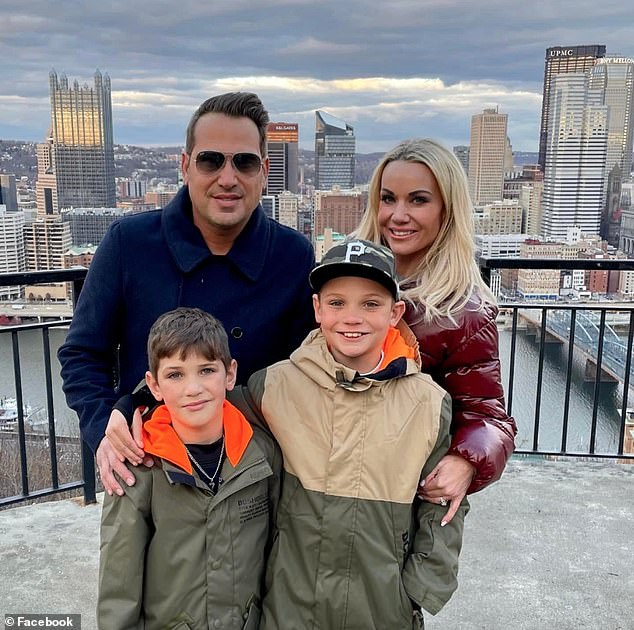 Photos on social media show doting parents spending quality time with their children while Madi was away at college.  Parents Scott and Ashley are seen with their sons Brady and Aiden