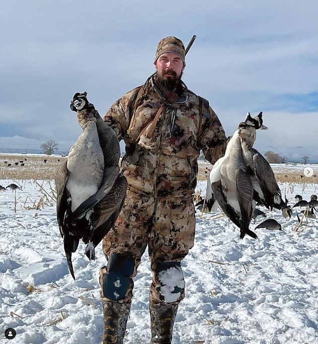 Wolfe is a keen fisherman and hunter and regularly posts photos of his kills on his Instagram account.