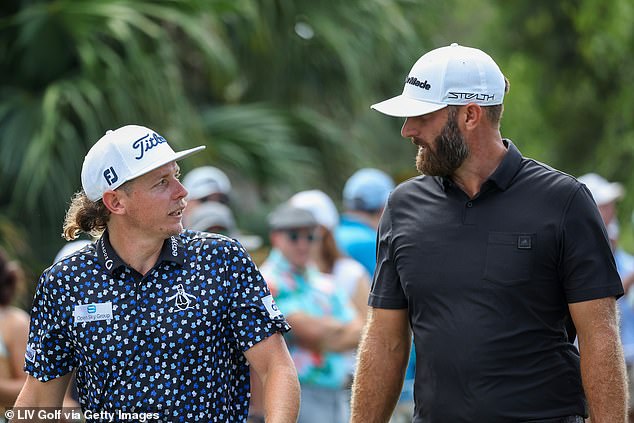 Cameron Smith (left) and Dustin Johnson (right) are two of LIV's most prominent defectors.