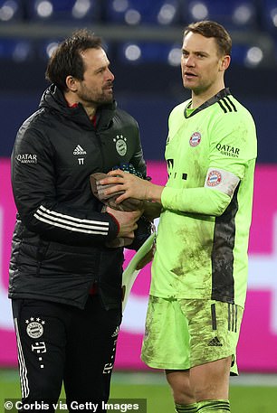 Tapalovic - who was the best man at Neuer's wedding - has been at Bayern for 11 years