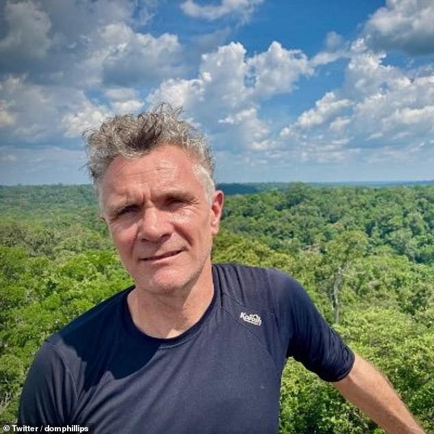 Dom Phillips, 57, was in the Amazon doing research for a book.