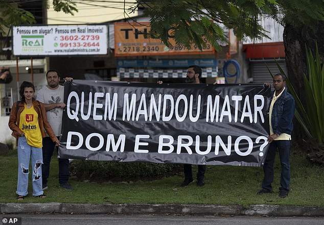 In the photo, the Brazilian activists ask: 