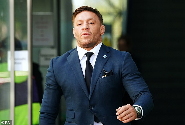 The UFC fighter himself may be summoned for questioning at the Ibiza court after an investigating judge has taken a statement from the complainant and possible witnesses, local press in Ibiza are reporting. Pictured: McGregor is seen leaving Blanchardstown District Court in Dublin, where he was charged with driving offences, in November 2022