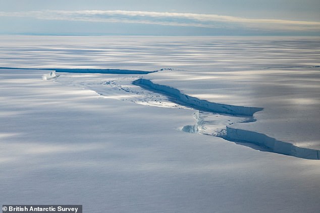 The weekend's 'calving event' was completely natural - not at all linked to climate change - and caused by a spring tide. Calving is a natural occurrence caused by the forward motion of a glacier making its end unstable