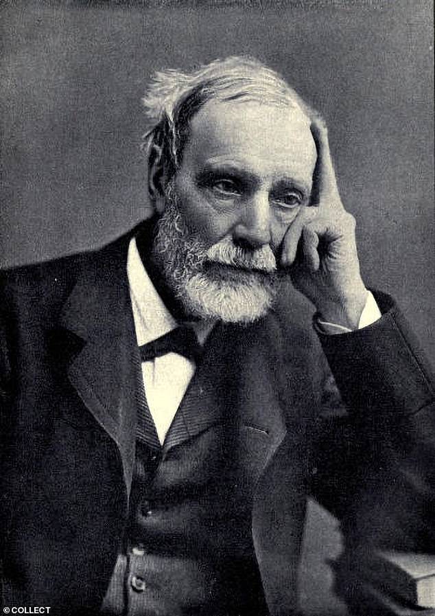 Sir Arthur Hobhouse is seen above in his 80s.  Hobhouse was a lawyer who in the 1870s was appointed a legal member of the council of the Governor-General of India.