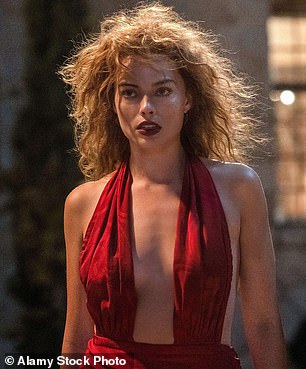 Margot Robbie in Babylon;  she was not nominated for an Oscar for her performance