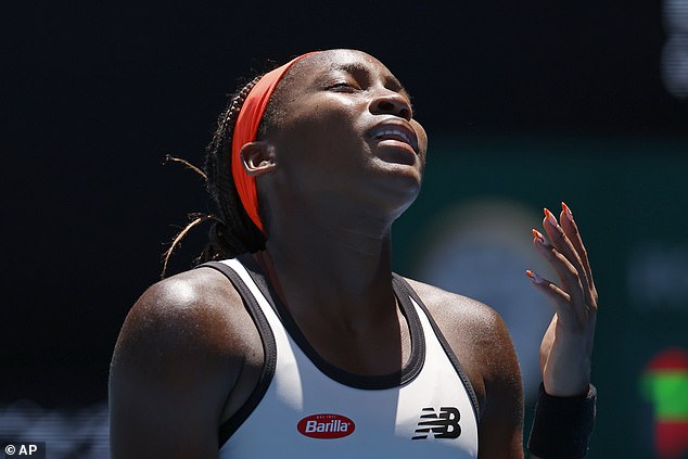 The American star was defeated by Jelena Ostapenko but Gauff has found a way to accept the 'mistakes'