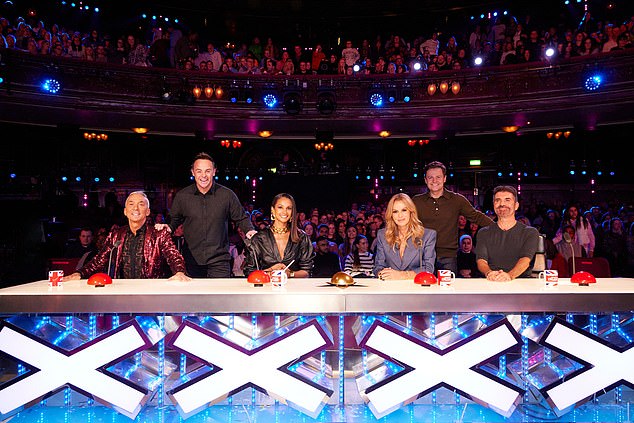 Panel: It comes after Britain's Got Talent revealed its judging lineup on Tuesday as the show kicked off for another year, with Bruno Tonioli officially joining the panel.