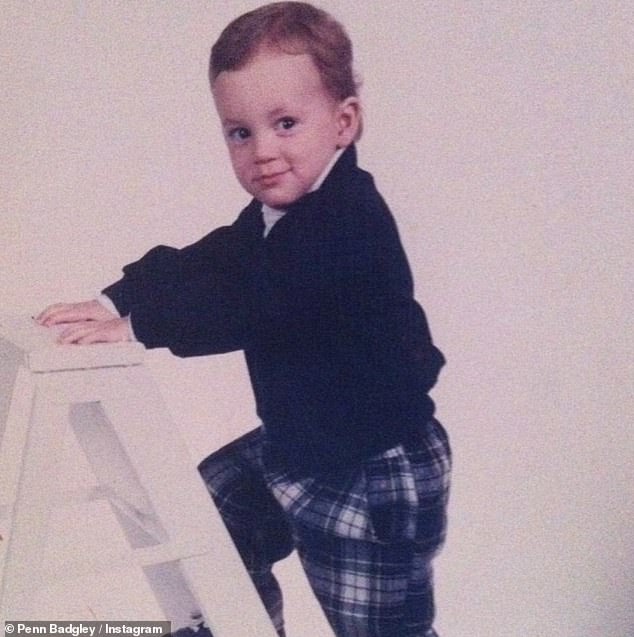 Flashback: The 36-year-old You actor said his mother had to resuscitate him daily and she believes this trauma has affected him physically and mentally throughout his life (pictured as a young child)