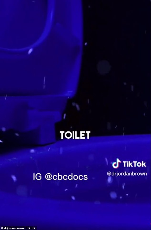 The dental hygiene expert and popular social media star explained that tiny droplets from your toilet will spray into the air every time you flush it.