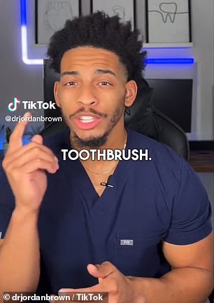 He explained that if you keep your toothbrush somewhere near your bowl, it probably has whatever's in it all over the place.