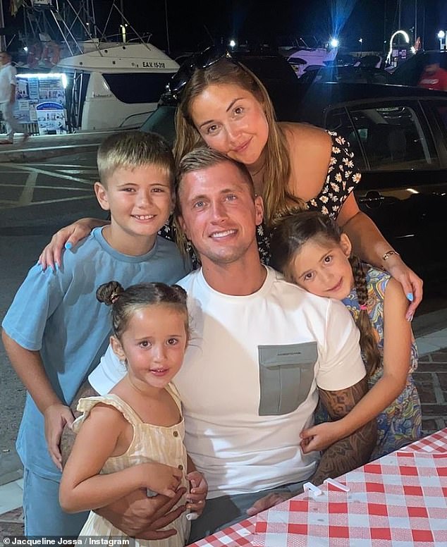 Family: Jacqueline married former TOWIE star Dan in 2017 and they also share seven-year-old daughter Ella  Dan also has a son, nine-year-old Teddy, who he shares with his ex Megan Tomlin.