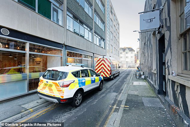 A police cordon has been established while investigations continue at the scene in Windsor Place.