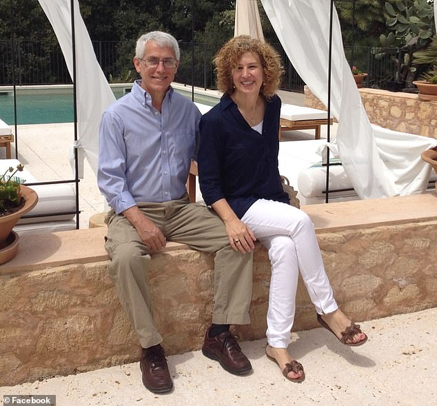 Hilaria's parents, Dr. Kathryn Hayward and David Thomas, pictured, are Boston natives who worked in the US for years before retiring in Mallorca in 2011.