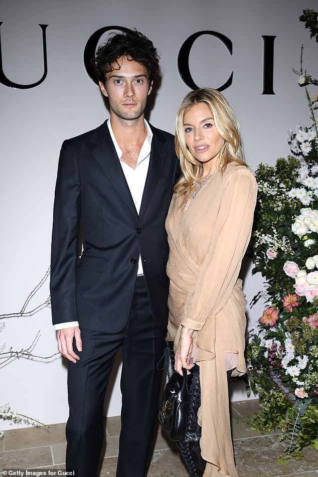 Couple: It comes after Sienna recently made a sweet appearance with her boyfriend Oli, who is 15 years her junior.