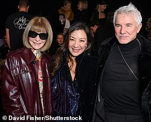 Anna Wintour, Michelle Yeoh and Baz Lurhmann