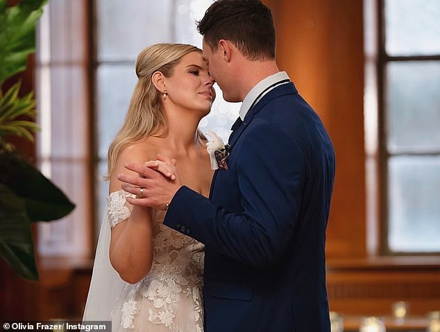 Olivia and Jackson announced their split in a joint Instagram post on Aug. 8, after nearly a year together.  Pictured together on their wedding day at MAFS