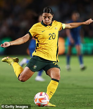 Matilda skipper Sam Kerr is gearing up for a big 2023, which includes a World Cup on home soil.