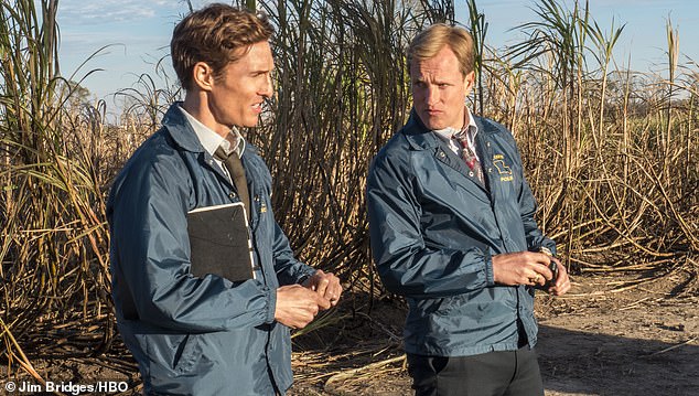 Co-stars: Harrelson co-starred with Vida's father, Matthew McConaughey, in the first season of HBO's critically acclaimed series True Detective (pictured)