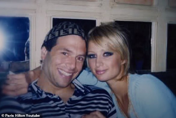 Notorious: Paris is seen with Rick Salomon circa 2001, with whom she made the infamous sex tape.