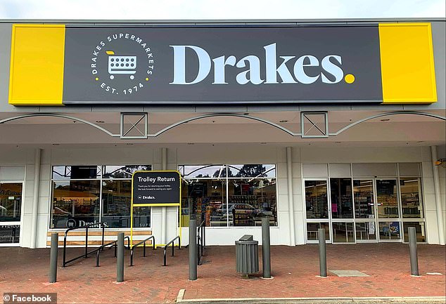 The mother was shocked to see the price increase at independent retailer Drakes (pictured)