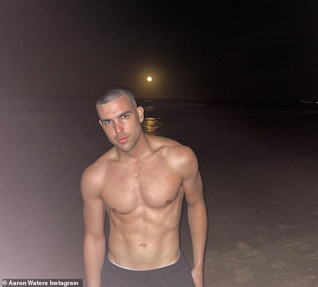 Aaron, 24, was a star on the third season of Love Island Australia and made it to the top three with his partner Jess Velkovski.