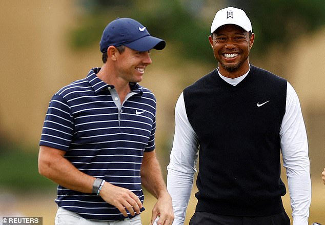 Woods (R) and McIlroy (L) are expected to launch TGL, which has been described as a 