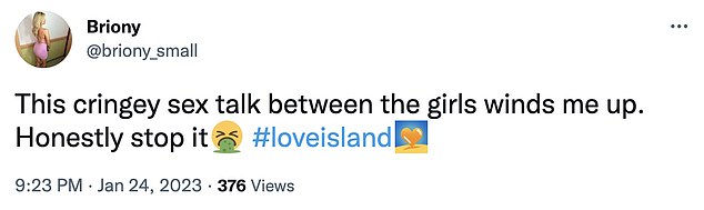 1674634172 758 Love Island viewers cringe at the girls immature soccer