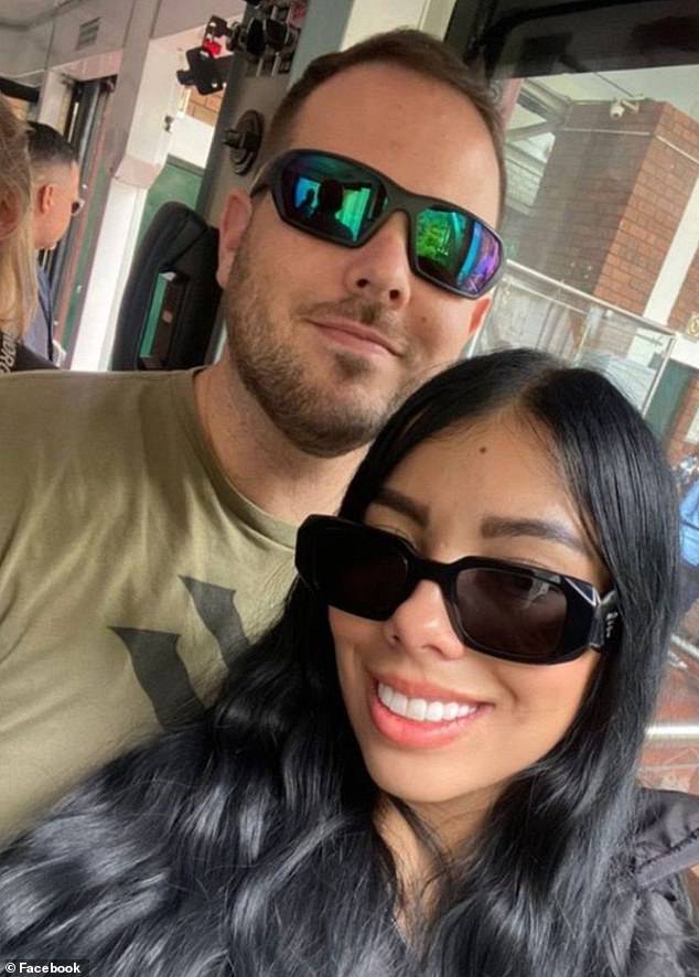 John Poulos (left) had plans to live in Colombia full-time and marry his DJ girlfriend, Valentina Trespalacios (right).  He was arrested in Panama on Tuesday, two days after his body was found inside a suitcase in a garbage dump in the Colombian capital of Bogotá.  Poulos is awaiting his extradition to Colombia