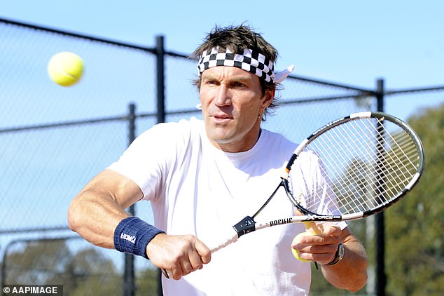 Australian tennis icon Pat Cash (pictured) and sports medicine professional Dr. Peter Larkins believe the hamstring is certainly on the mend, but it wouldn't take much to derail Djokovic.