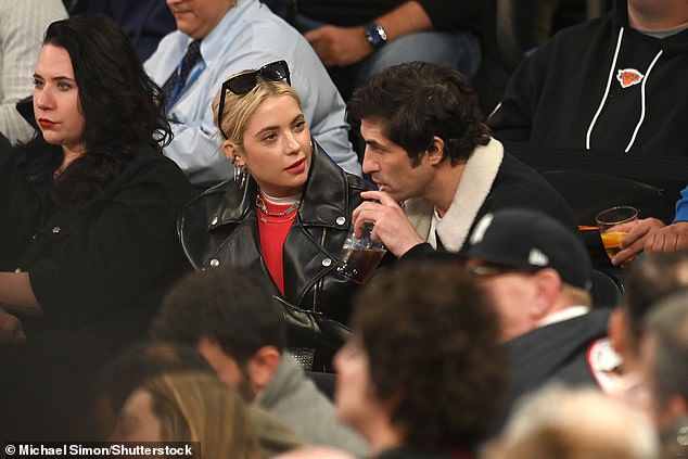 What a coincidence to see you here!  Also in attendance at the game was Pretty Little Liars star Ashley Benson, 33, who attended with oil heir Brandon Davis.