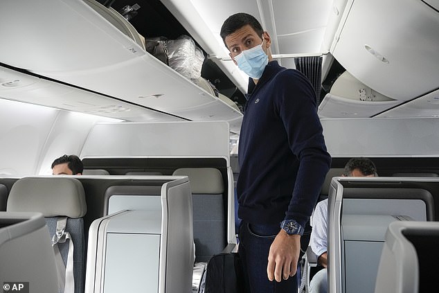 Djokovic was deported from Australia last year after a dispute over his vaccination status.