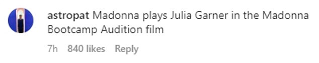 Give Us More: In an Instagram post explaining the news that the biopic was being scrapped, one user commented: 