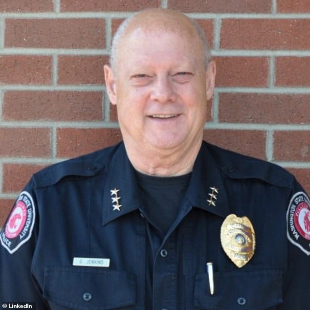 Bryan Kohberger, a doctoral student at Washington State University (WSU), met with Pullman Police Chief Gary Jenkins (pictured) on April 12, 2022, according to reports.