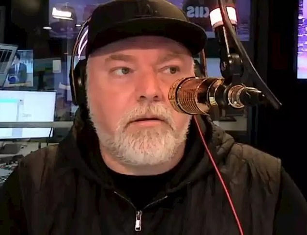 The 47-year-old told co-host Kyle Sandilands (pictured) on KIIS FM's The Kyle and Jackie O Show that she doesn't want to feel 