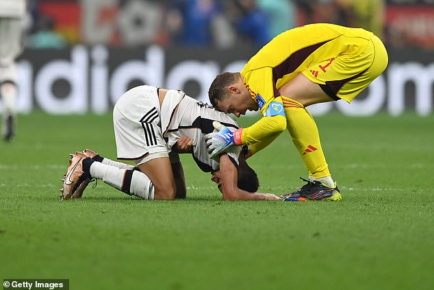 Speaking after the incident, the Germany captain said it was not the best way to end the year.