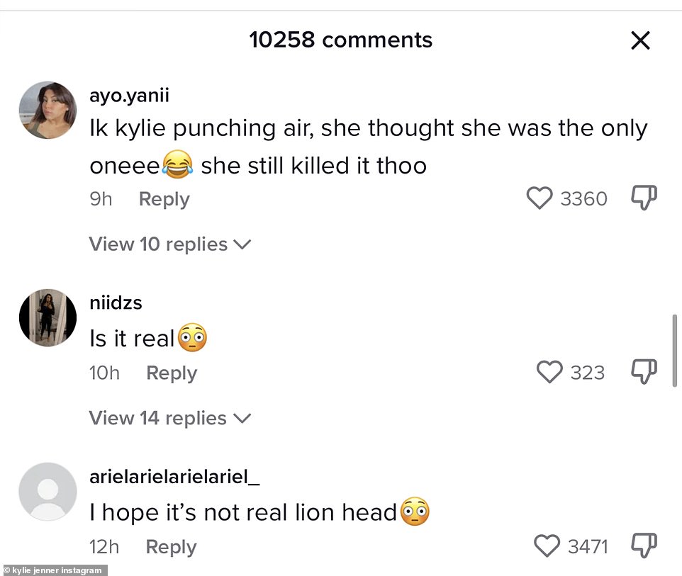 Funny: Fans flooded the comments section of a viral TikTok, which captured the exchange, with hilarious jokes about what the reality star might have been thinking at the time.