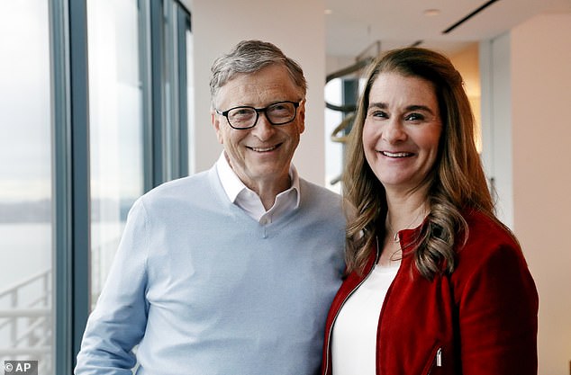 Bill and Melinda Gates pose for a photo on February 1, 2019 in Kirkland, Washington.