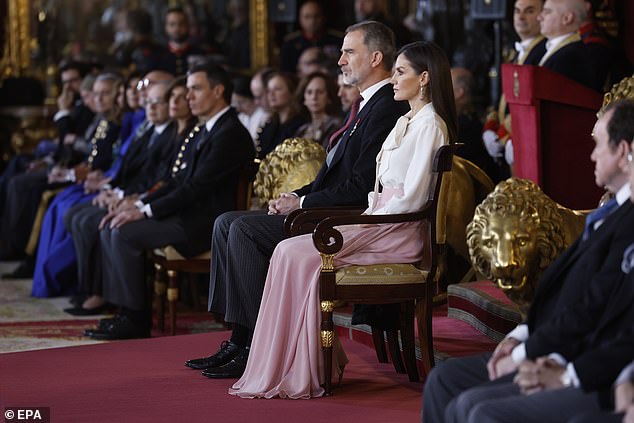 The Royal Palace of Madrid, where the event took place, is the official residence of the Spanish royal family, but is now used almost exclusively for state ceremonies.