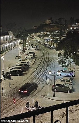 Heavy storms brought hail stones to the sunshine coast beaches and popular tourists towns