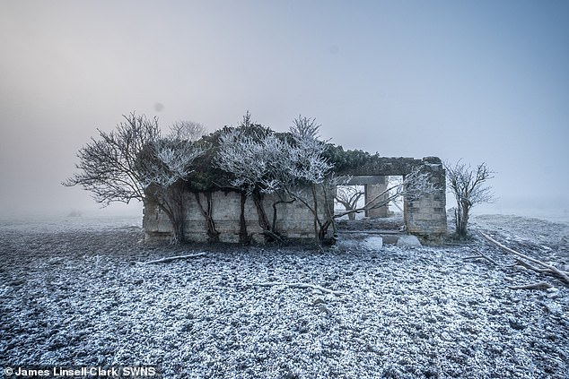 The south and east of England has been below zero for several days - the north and west is exceptionally warm