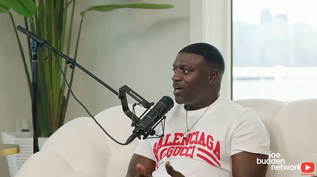 What's going on!  During the interview, Akon also bizarrely claimed that men can have babies without women.