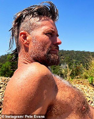 Pete Evans in a photo posted on Instagram before being banned from the platform