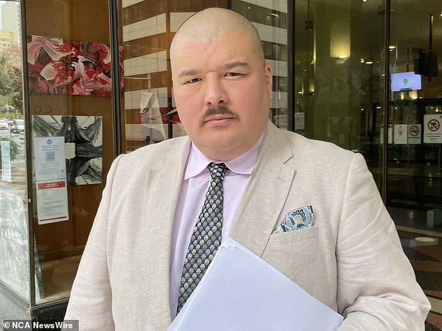 An arrest warrant has been issued for Simeon Boikov (pictured) as he seeks refuge in the Russian consulate.