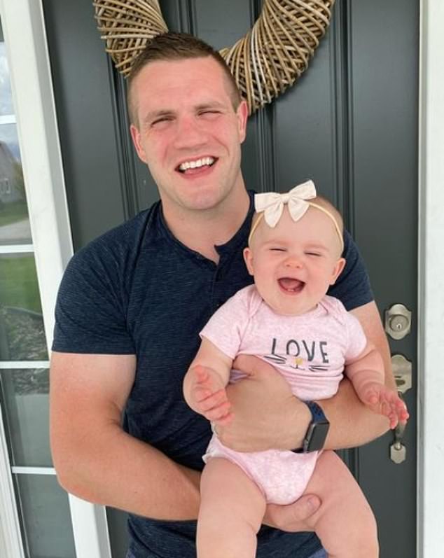 Jared Bridegan, 33, was shot multiple times in front of his daughter Bexley in Florida last year.