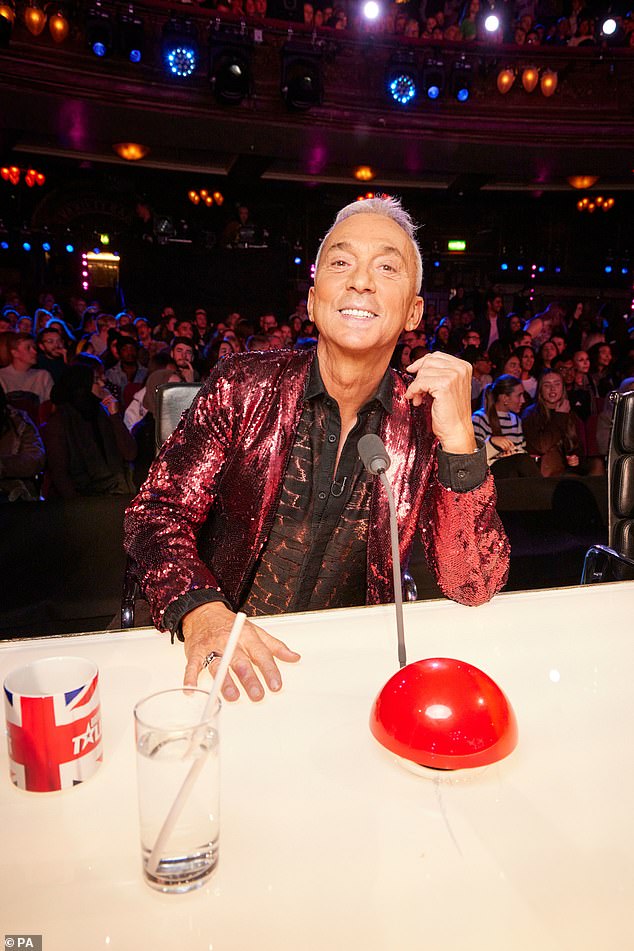 Replaced: David, 51, has been replaced on the judging panel by Bruno Tonioli (pictured), after the comedian was forced to apologize for describing an elderly contestant as a 'c***' and making vile sexual comments about a female participant.