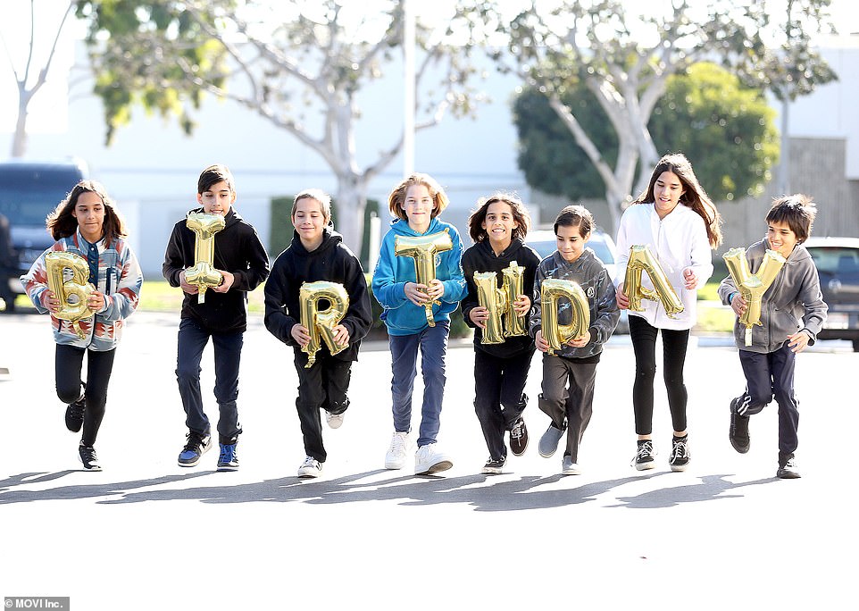 The eight: The 47-year-old single mom, better known as Octomom, took her kids for a fun day of go-kart racing at K1 Speed ​​in Orange County, California, followed by a pizza lunch to celebrate