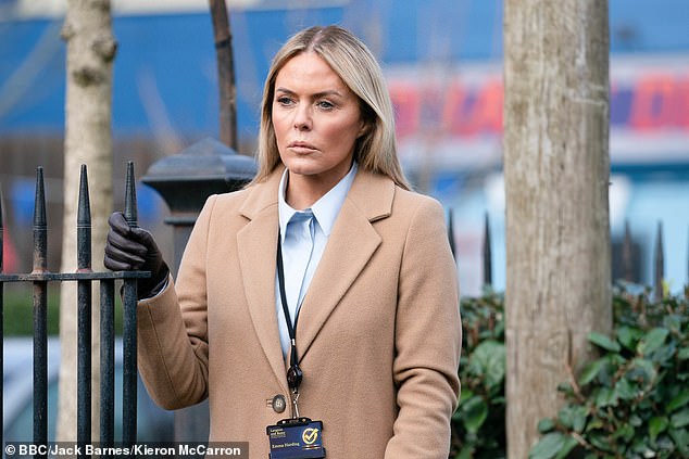 Debut: And fans were shocked to see that Patsy Kensit played Lola's mother, Emma Harding.