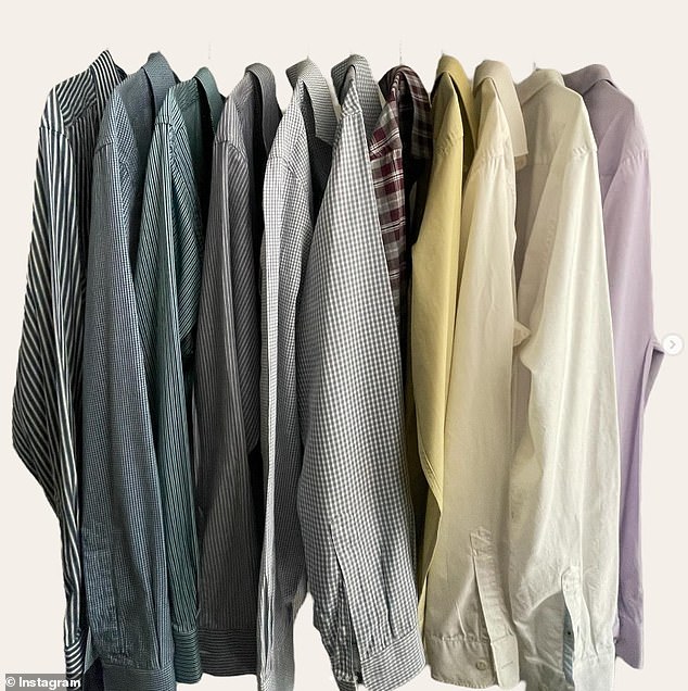 Bobbie Houston is selling 'a pack' of her husband's dress shirts, including Boss, Armani and Ermenegildo Zegna brands, for $1,100